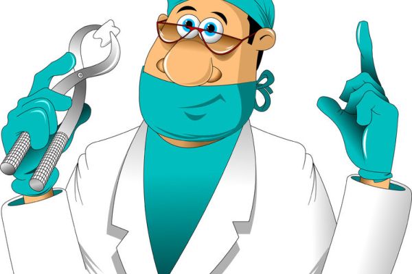 dentist_with_pulled_tooth_cartoon